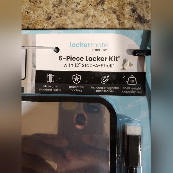 Bostitch Lockermate 6 piece locker kit, black. - Picture 5 of 10